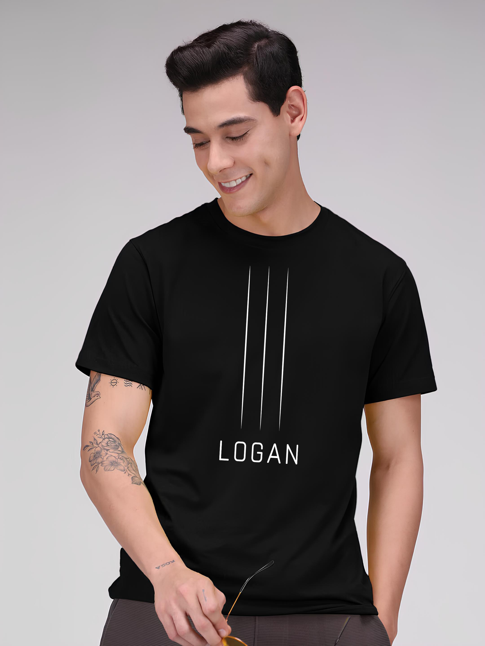 logan marvel comics graphics printed t-shirt ken adams