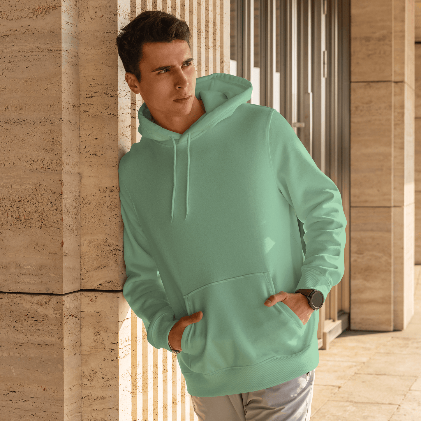 Mint Green Hoodie - Ken Adams