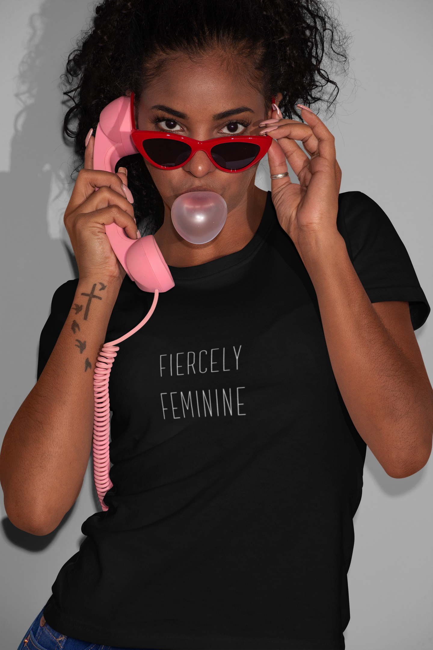 Fiercely Feminine Women's T-shirt - Ken Adams