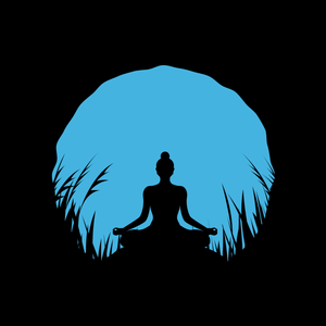 Yoga - Blue Women's T-shirt - Ken Adams