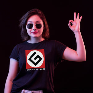 Grammar Nazi Women's T-shirt - Ken Adams