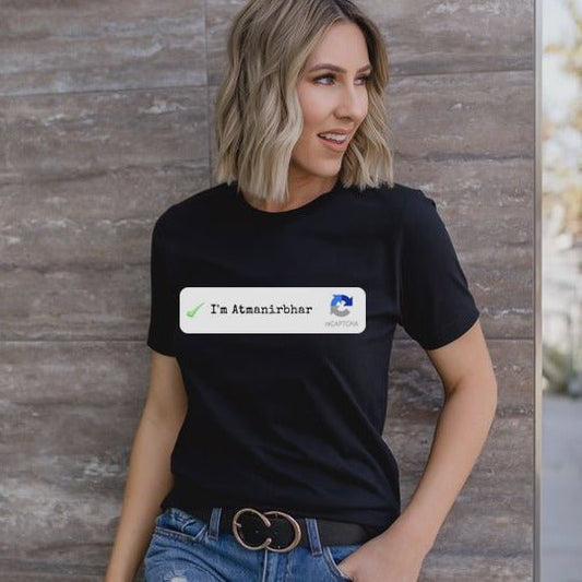 Being Atmanirbhar Women's T-shirt - Ken Adams