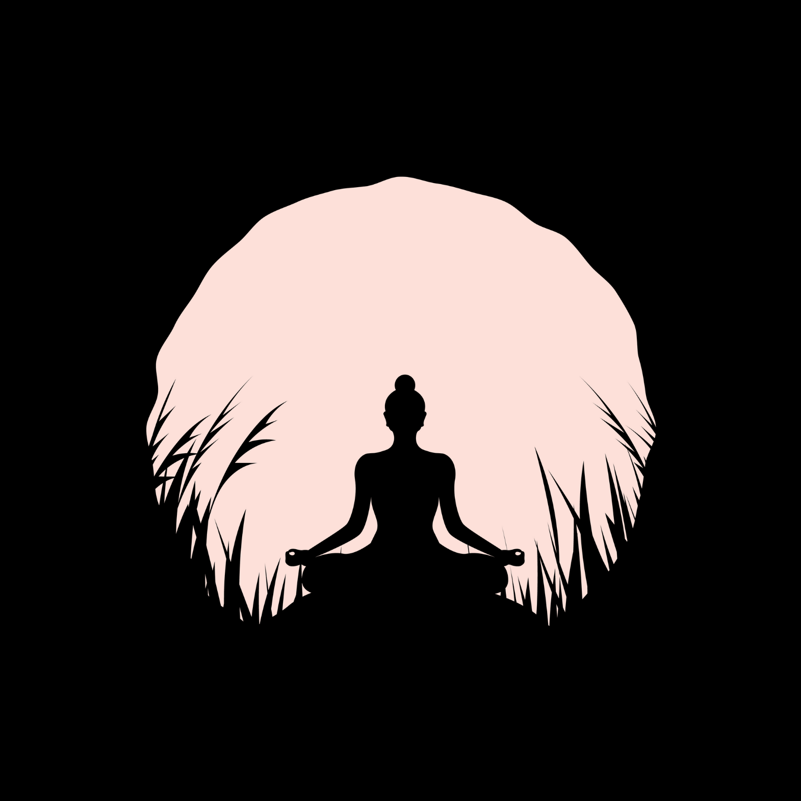 Yoga - Peach Women's T-shirt - Ken Adams