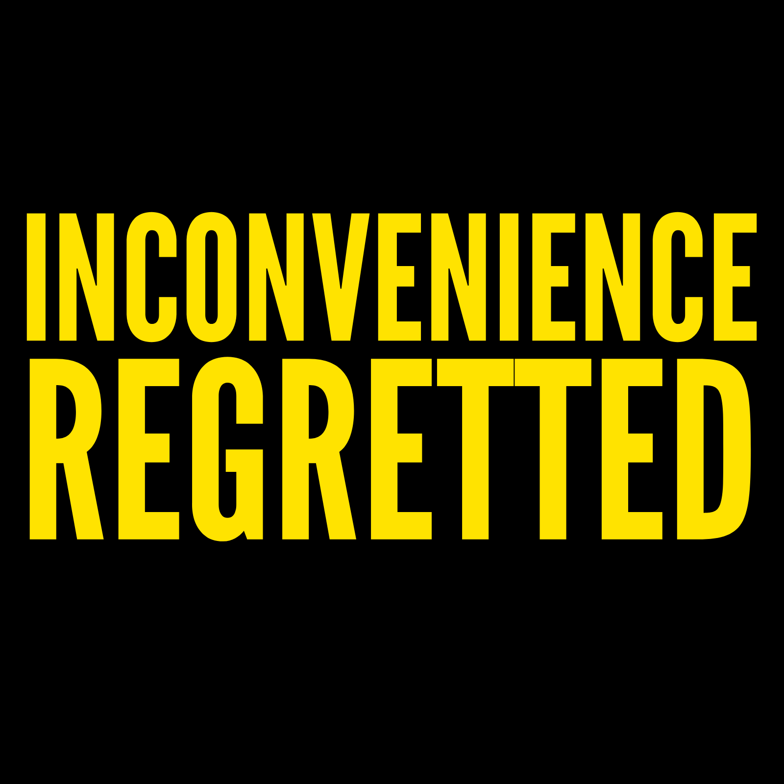 Inconvenience Regretted - Ken Adams