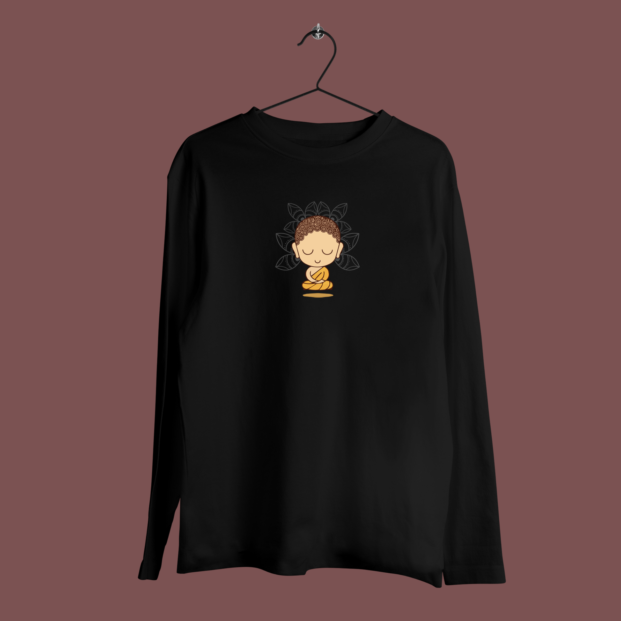 Buddha Full Sleeve T-shirt - Ken Adams