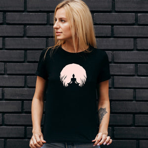 Yoga - Peach Women's T-shirt - Ken Adams