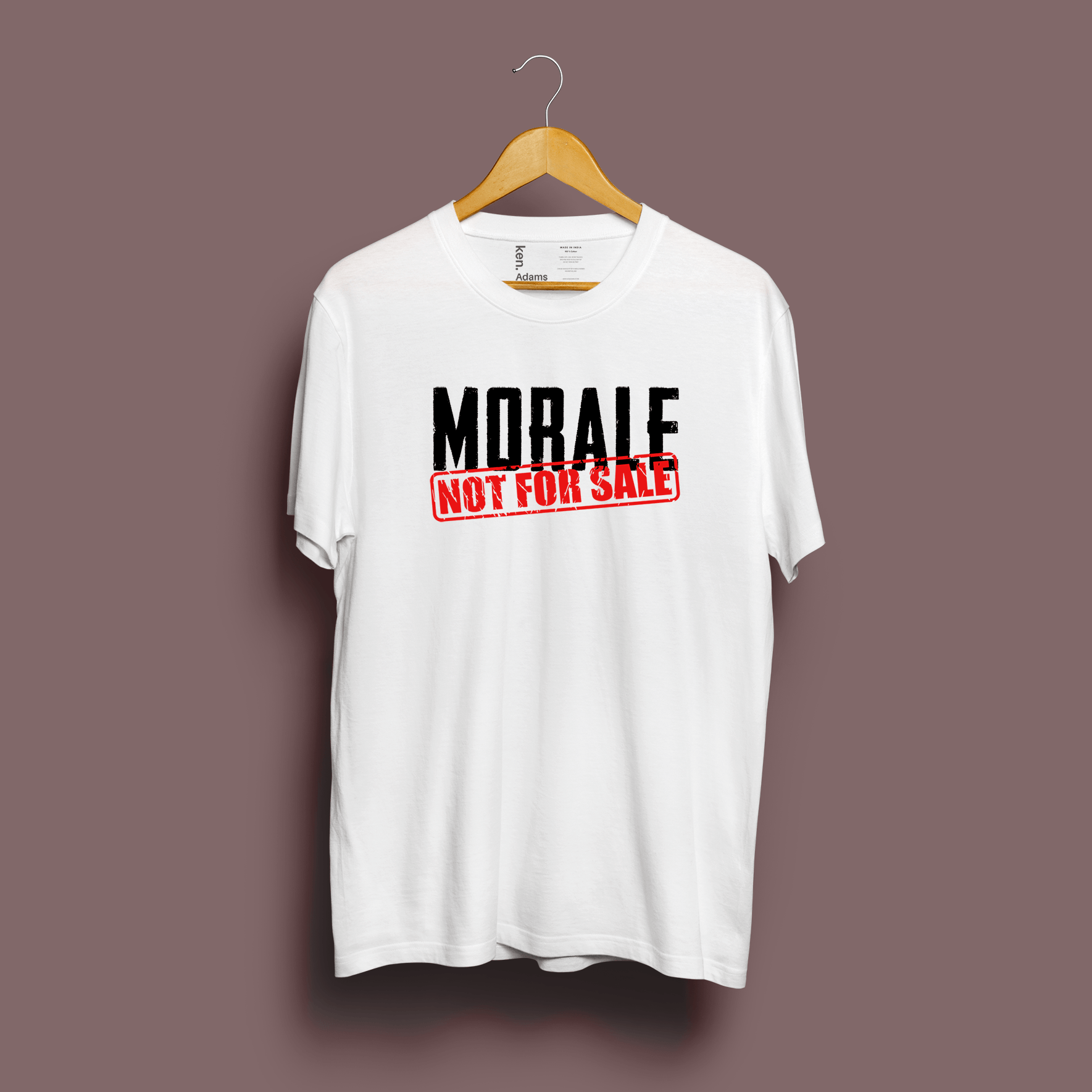 Morale Not For Sale - Ken Adams