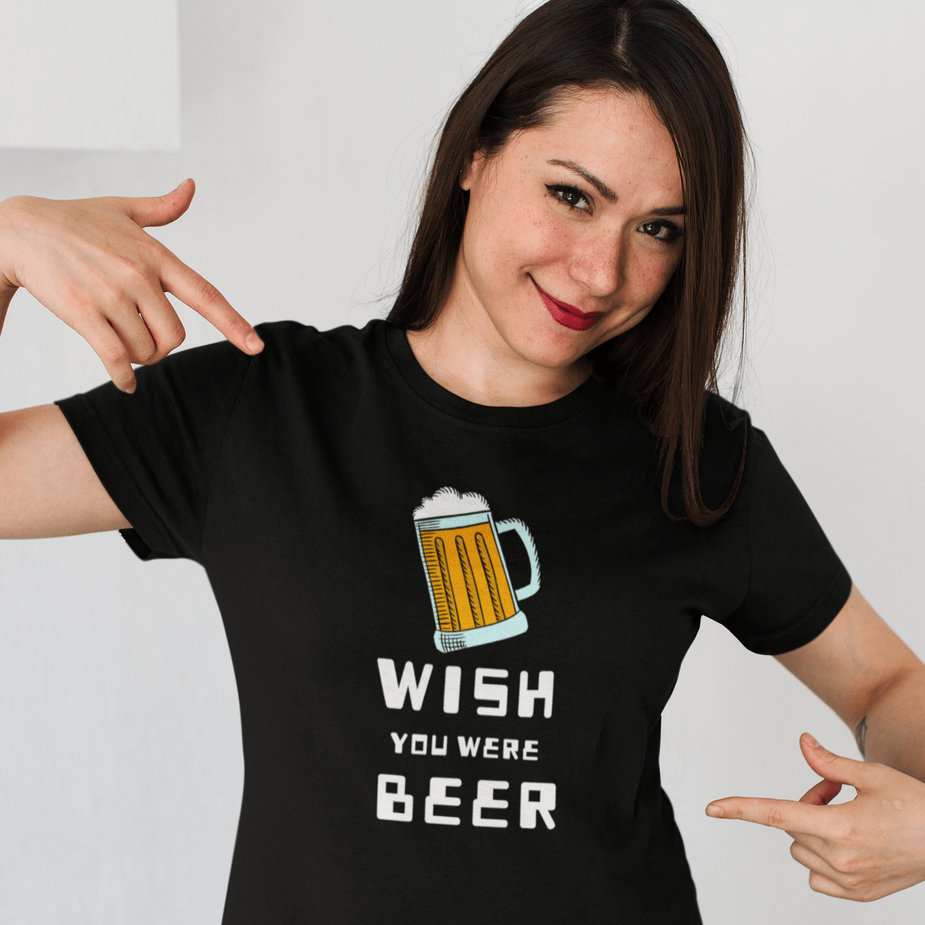 Wish You Were Beer Women's T-shirt - Ken Adams