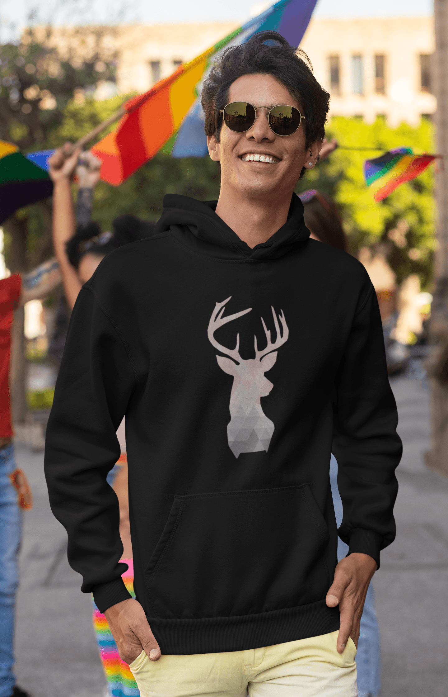 Stag Hoodie - Ken Adams