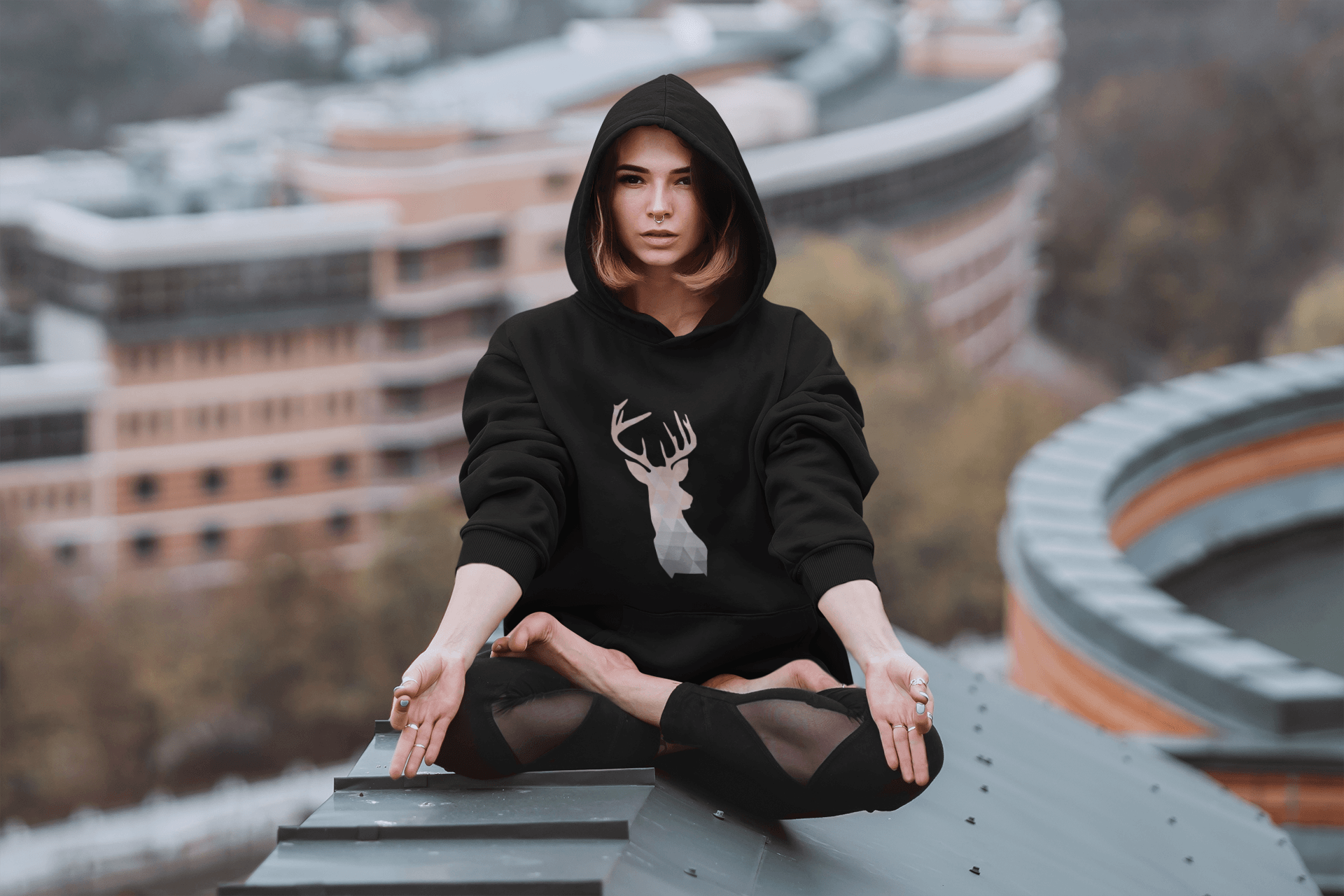Stag Hoodie - Ken Adams