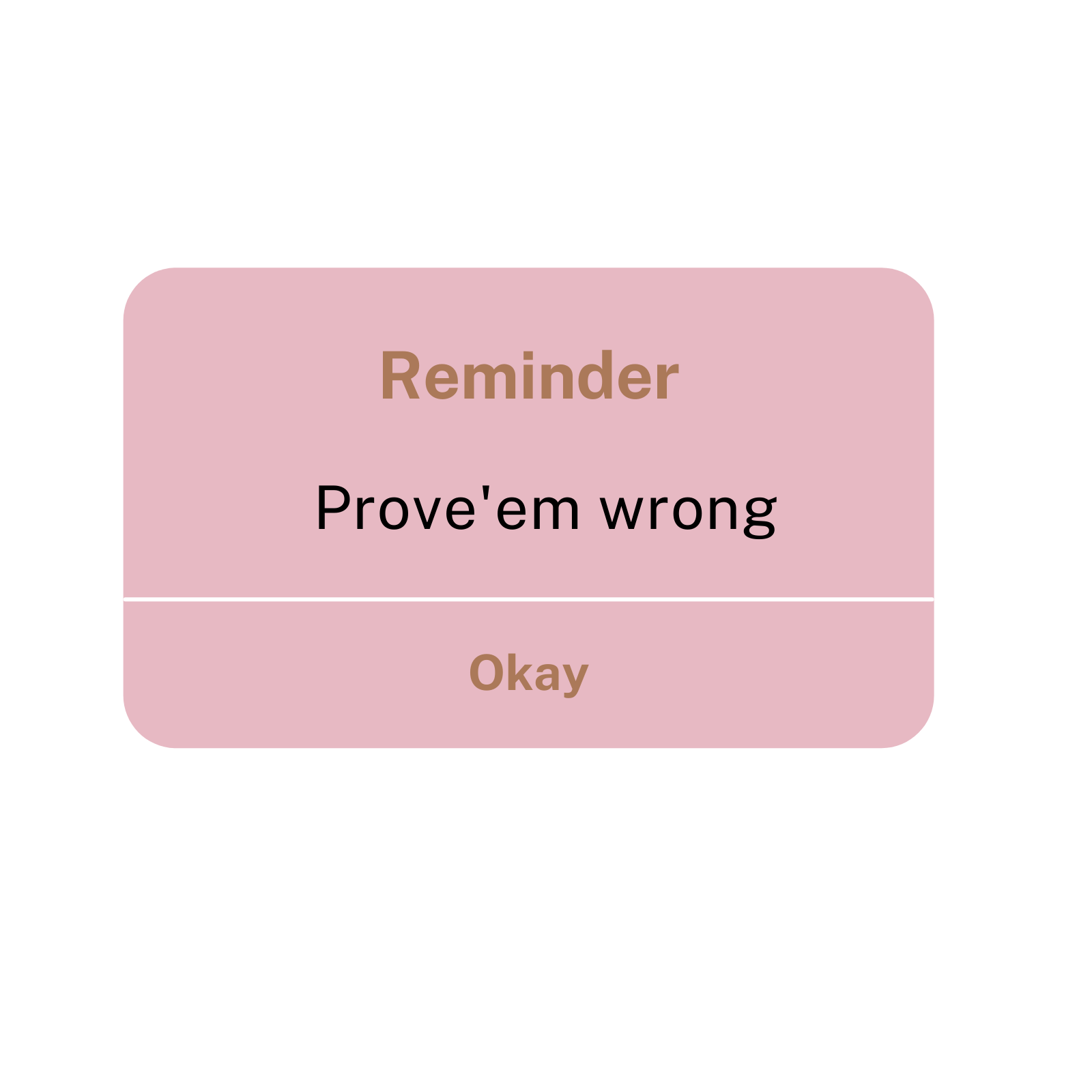 Reminder - Ken Adams
