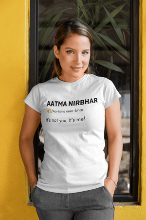 Atma-Nirbhar Women's T-shirt - Ken Adams