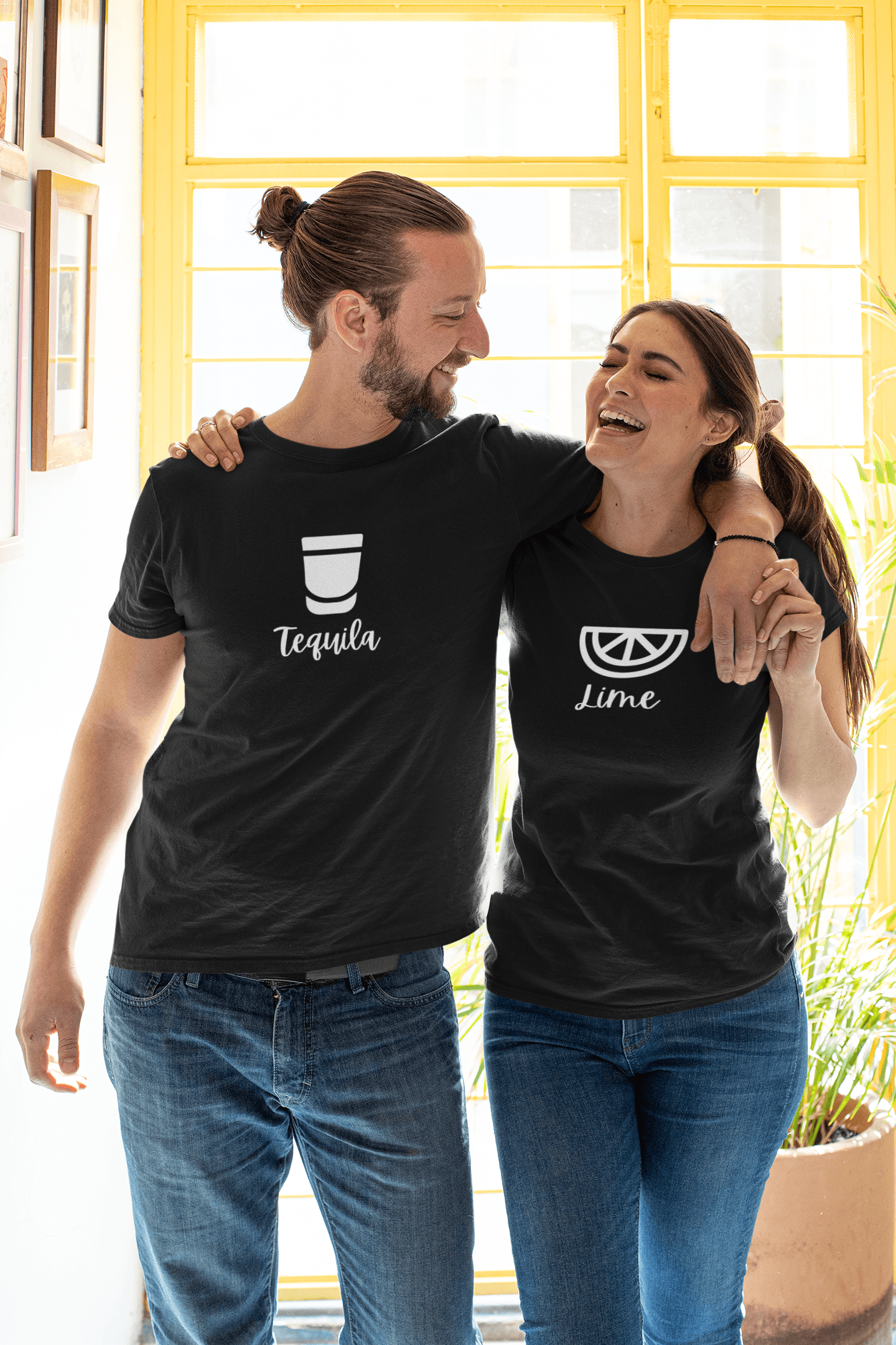 Tequila - Lime Couple's T-shirt - Ken Adams