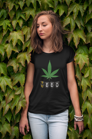Marijuana Leaf Women's T-shirt - Ken Adams